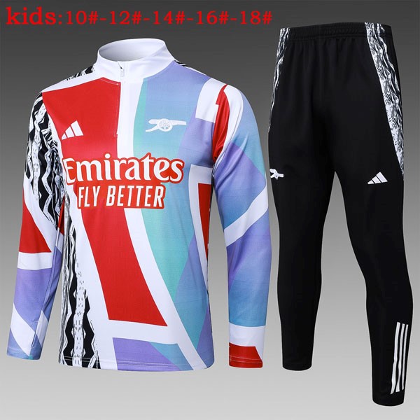 Ninos Sudadera De Training Arsenal 2025-26 Blanco Rojo